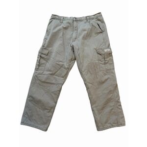 Wrangler Fleece Lined Relaxed Fit Cargo Pants Insulated Mens Sz 40x30
